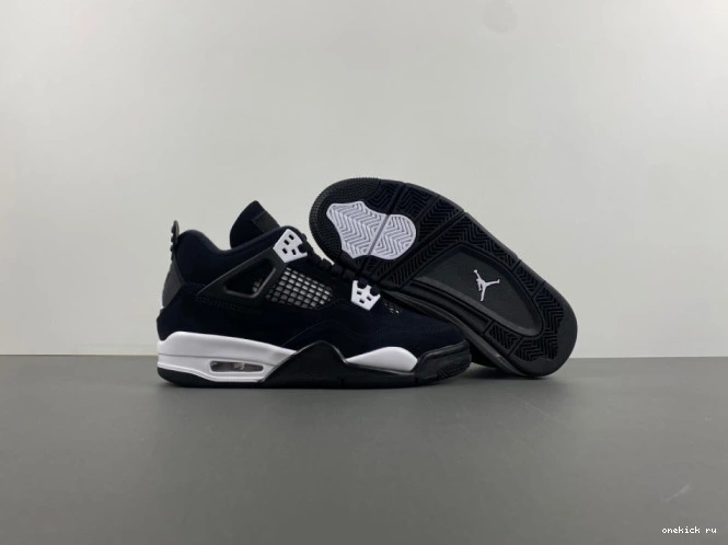 Chep Onekick Jordan Air 4 Retro Thunder FQ8213-001 White 0817